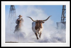 El Estado de la Estrella Solitaria (Color) de David Yarrow - Nuevo lanzamiento - Texas Longhorn
