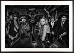 The Residents / Sexy Framed Western Bar Photo Josie Canseco