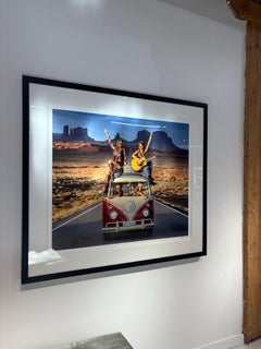 The Road Goes On Forever by David Yarrow - Roadtrip - Monument Valley, Utah