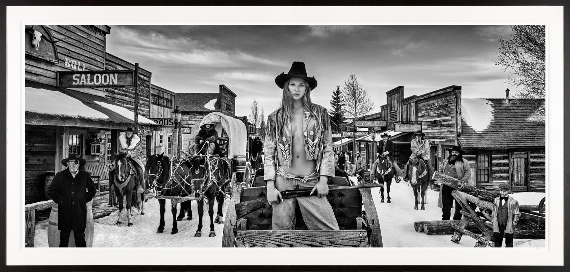 The Sheriff ’s Daughter / Sexy Framed Western Photo Josie Canseco