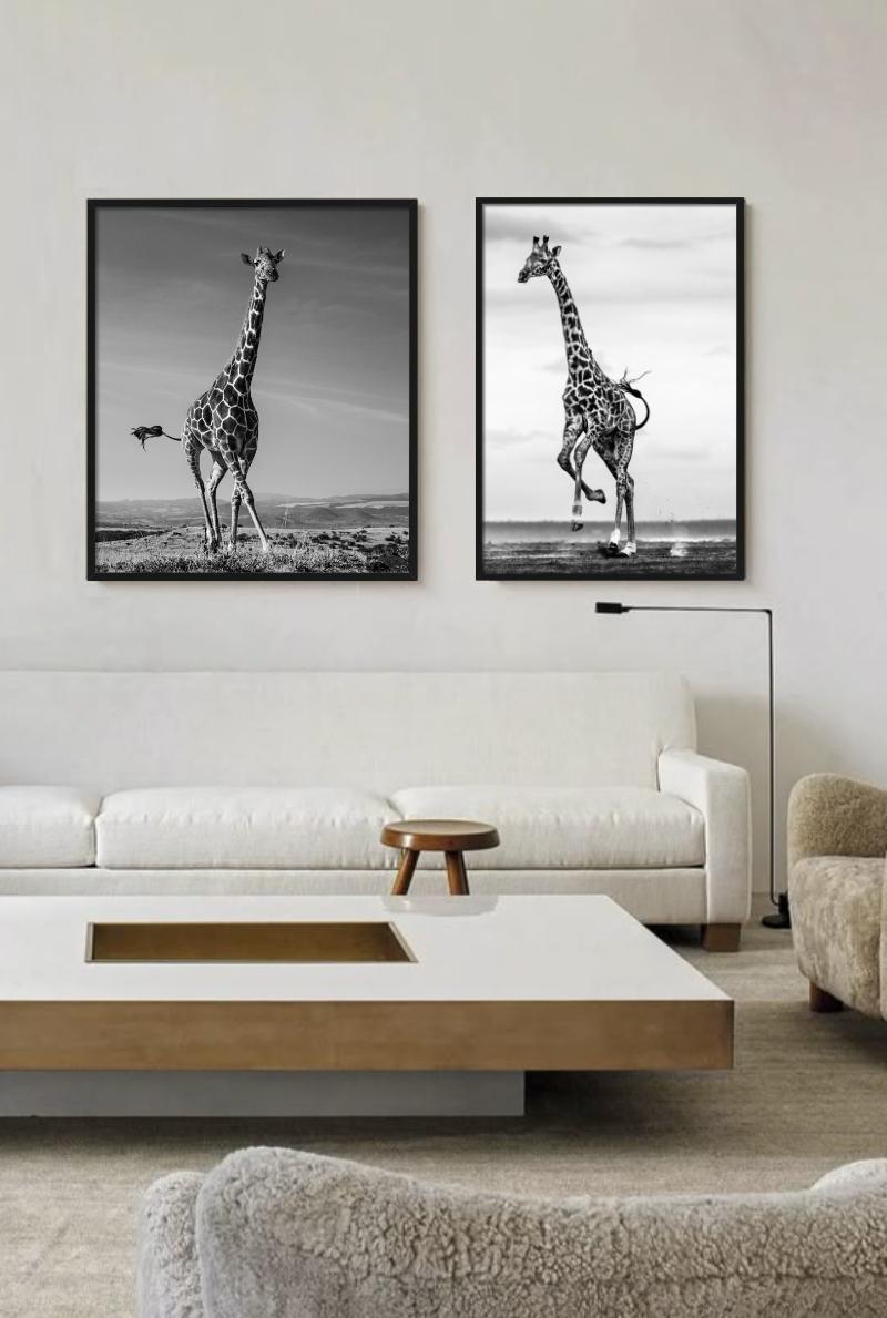 The Tiny Dancer - Running Giraffe, Fine Art Photography, 2019 For Sale 7