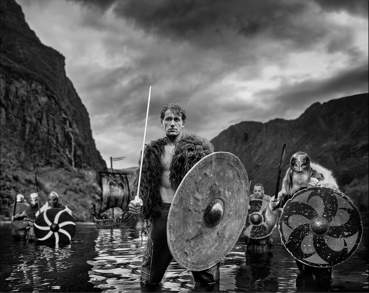 Sizes: 

Large
56" x 70"
71" x 85"

Standard
37" x 47"
52" x 62"

Edition of 12

Each print is signed, dated and numbered on the front. 

"I thought it would be playful to photograph Casper Ruud as a latter- day Viking raider. The Norwegian tennis
