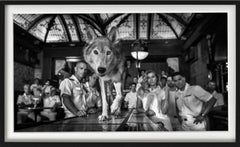 'Top Gun' - Bar Scene with Wolf, Fine Art Photography, 2023