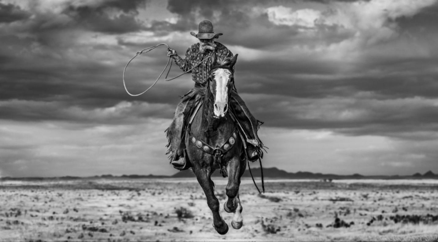 David Yarrow Black and White Photograph - True Grit