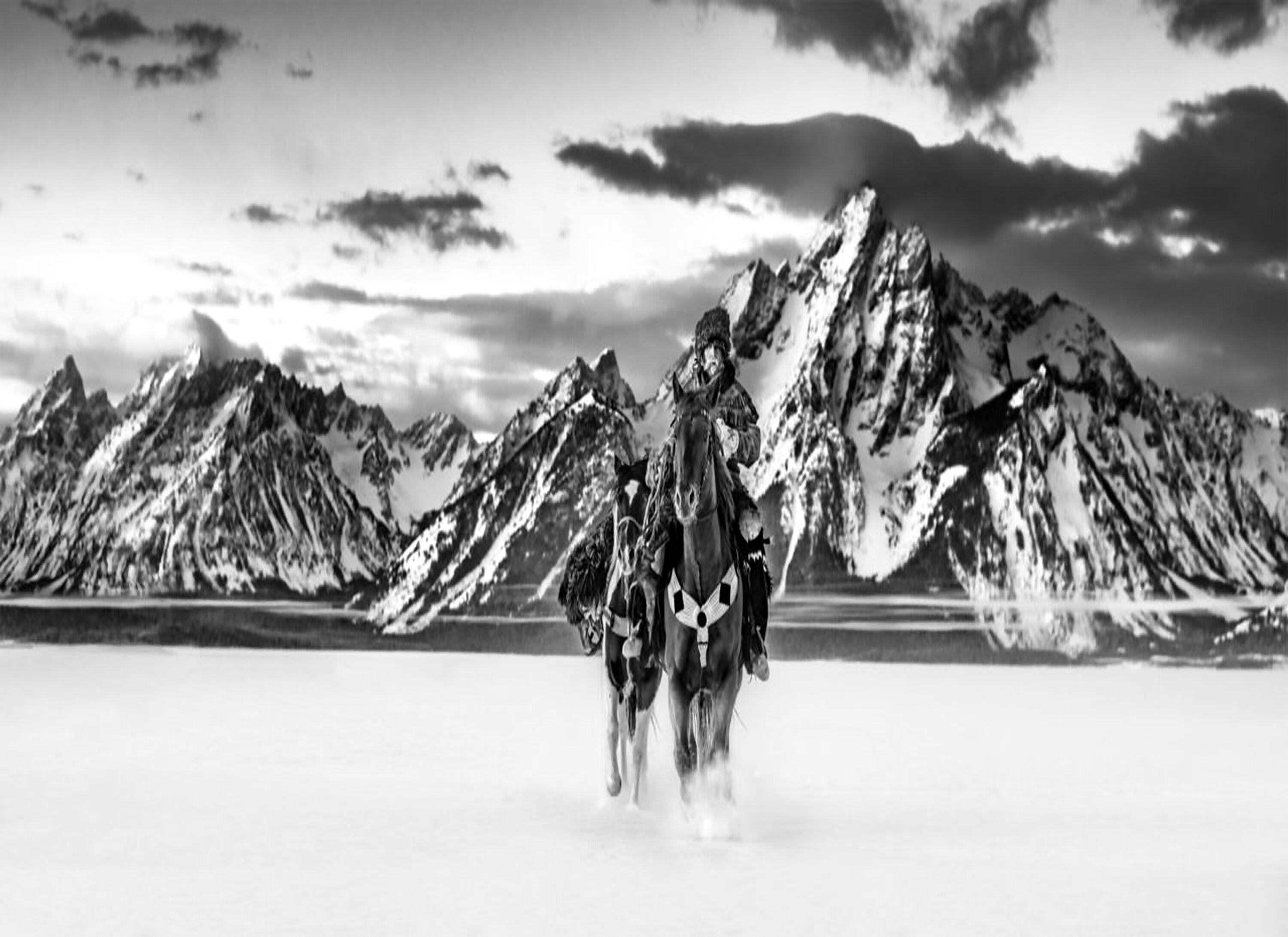 David Yarrow Black and White Photograph - Wyoming