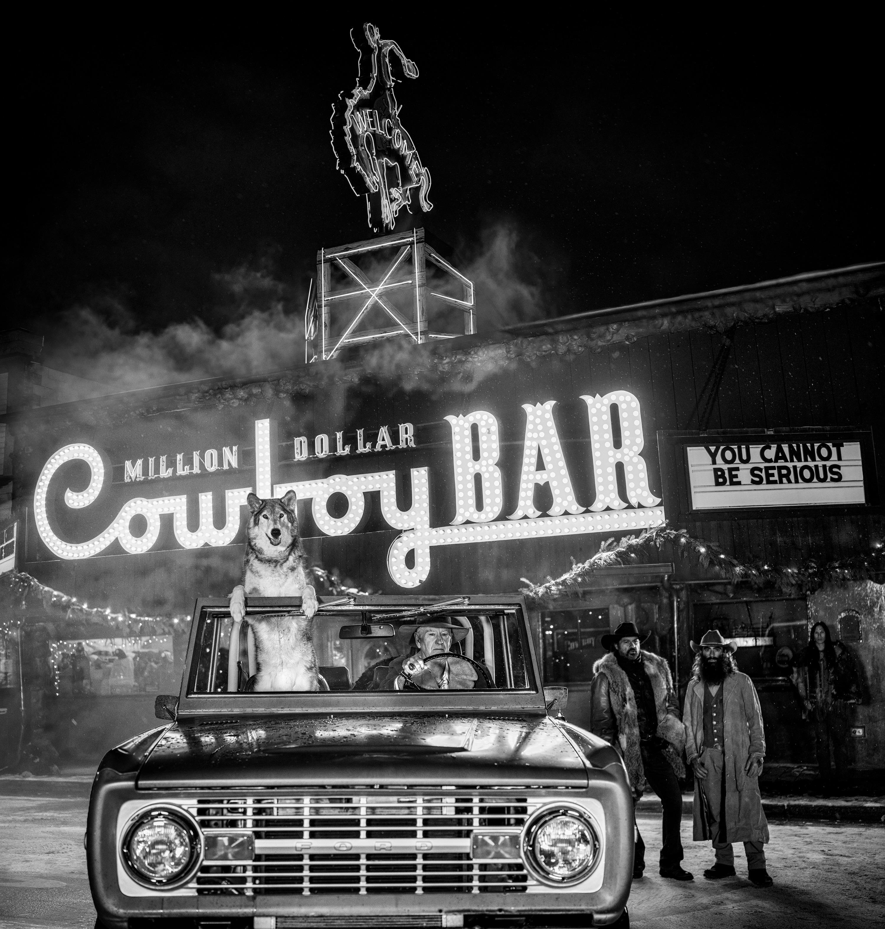 You Cannot Be Serious (B&W) by David Yarrow