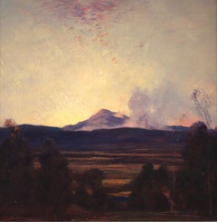 Ben Ledi - Academic Oil, Scottish Mountain Landscape - Sir David Young Cameron