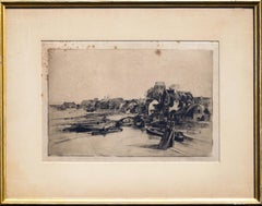 DY Cameron 19th c. European Village Etching