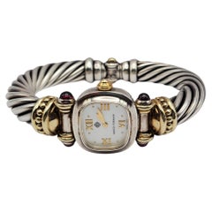 David Yurman Montre jonc collection câble 10 mm avec cadran