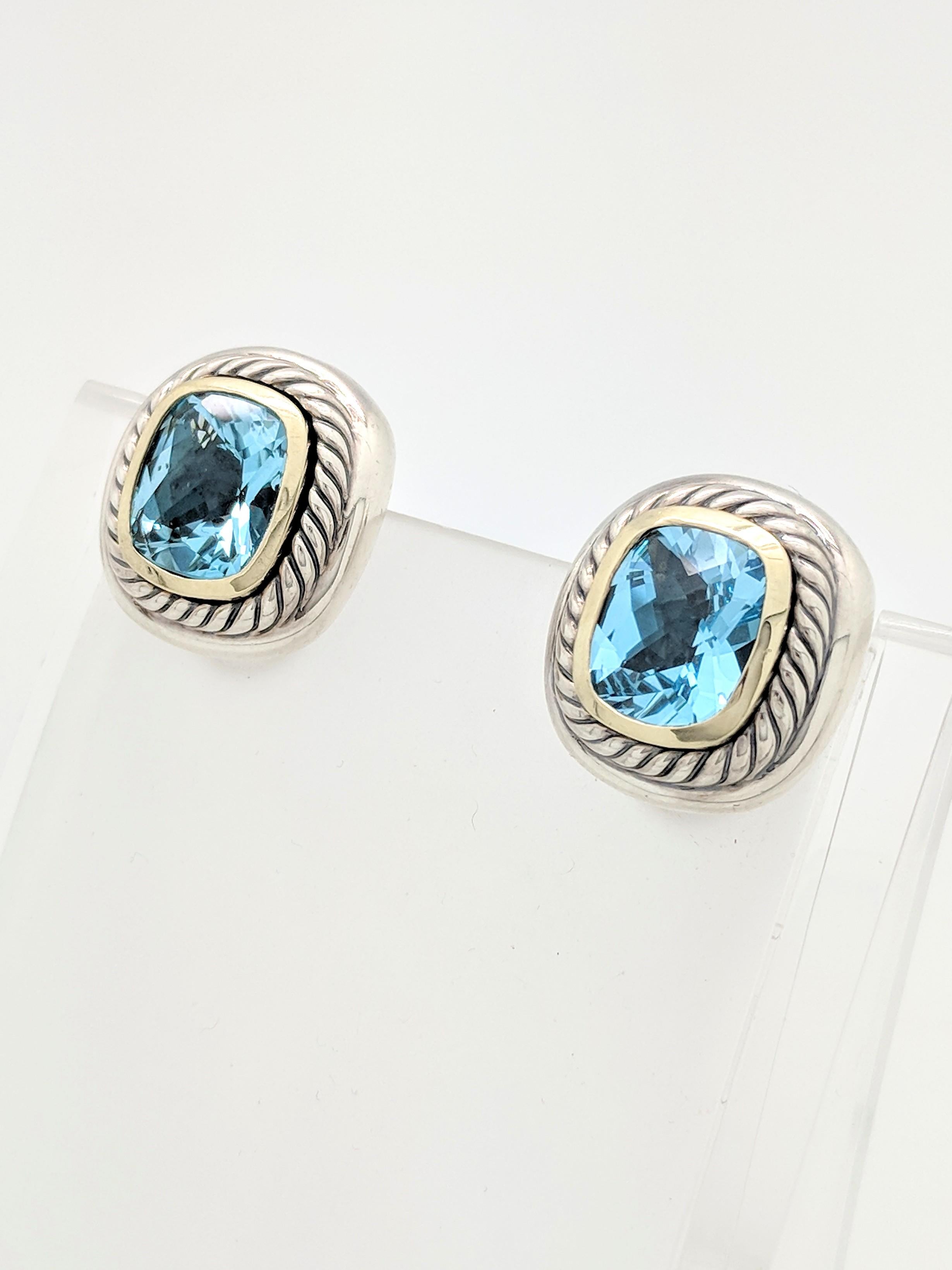 david yurman blue earrings