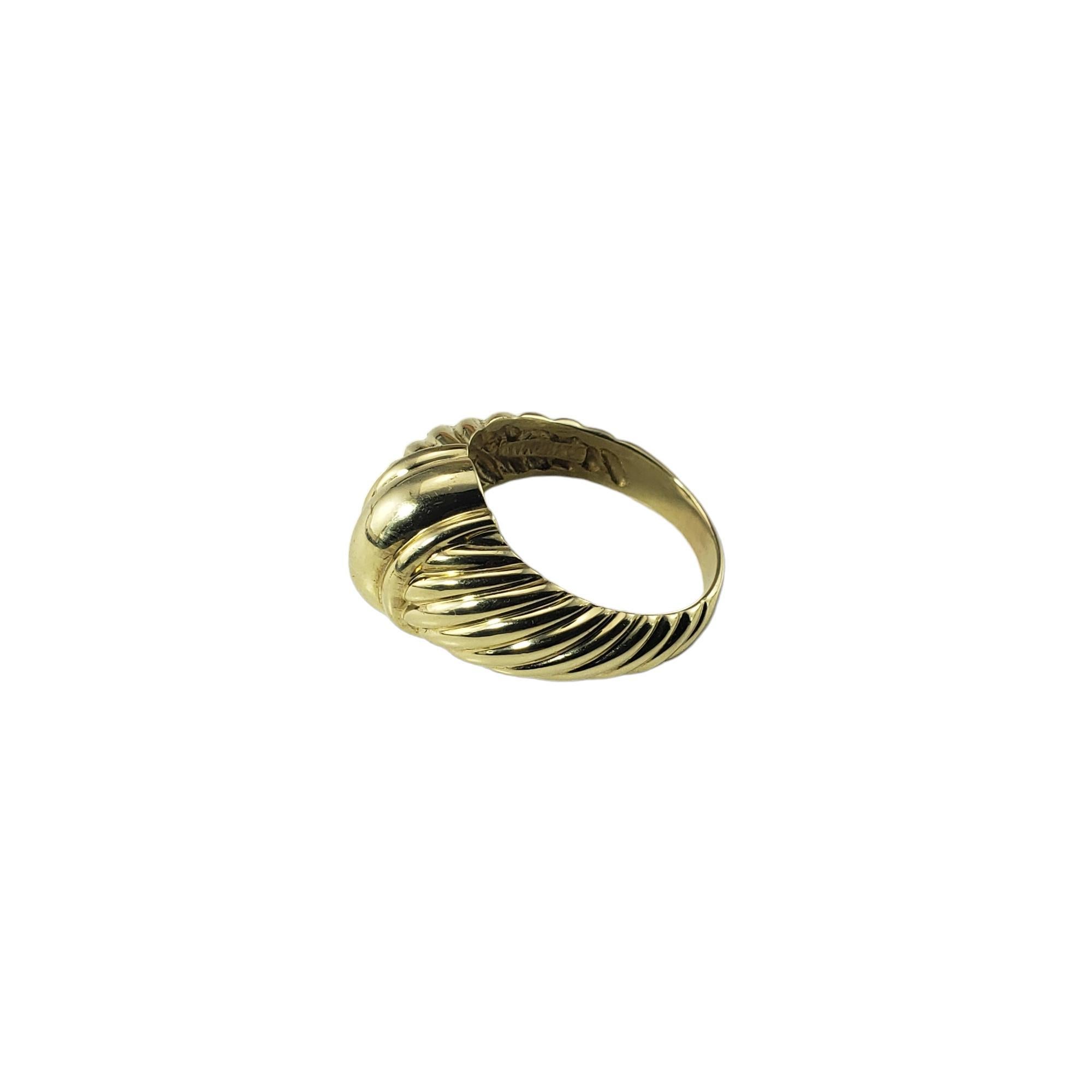 Women's David Yurman 14 Karat Yellow Gold Metro Ring Size 8.75 #15721