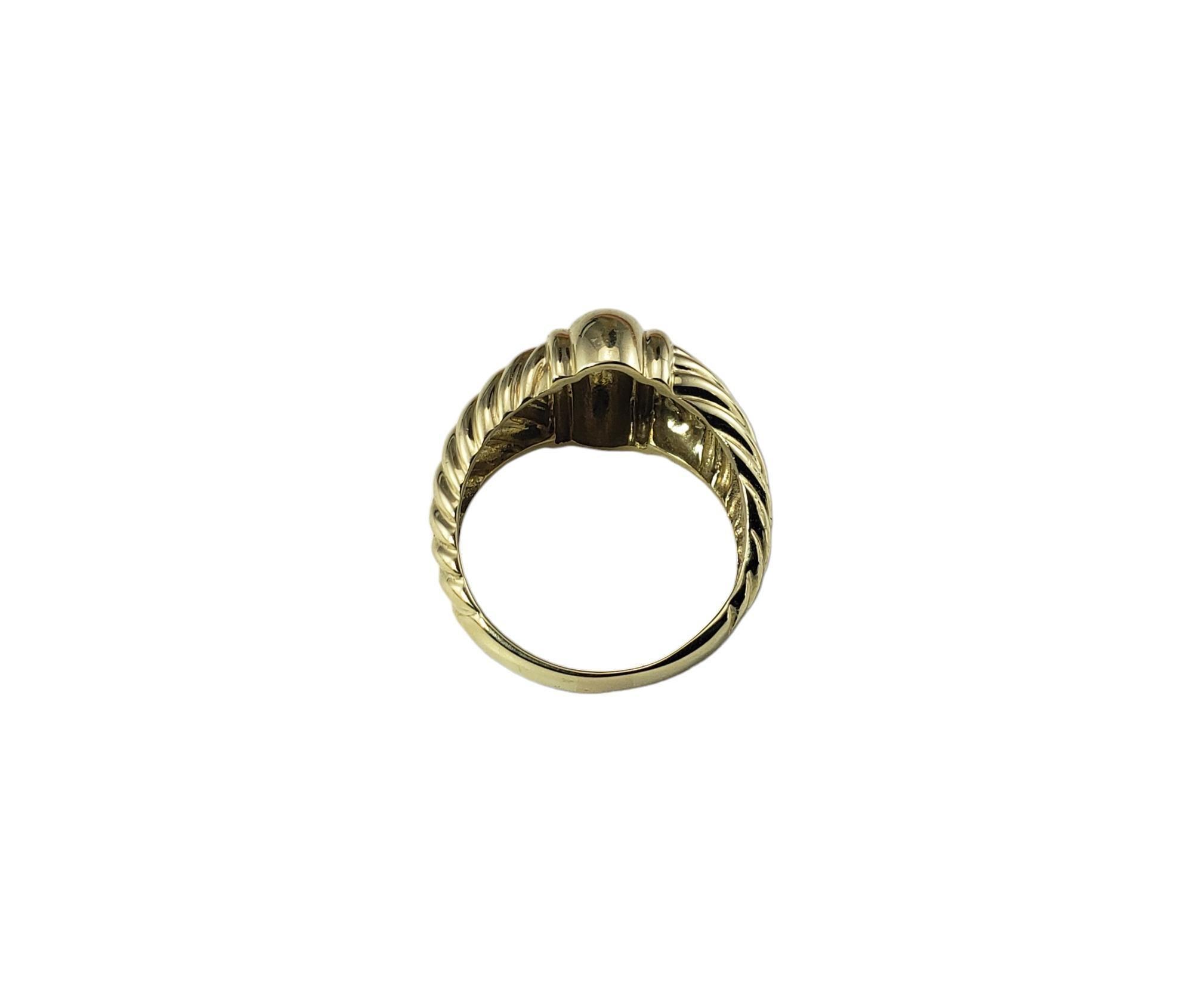 David Yurman 14 Karat Yellow Gold Metro Ring Size 8.75 #15721 1