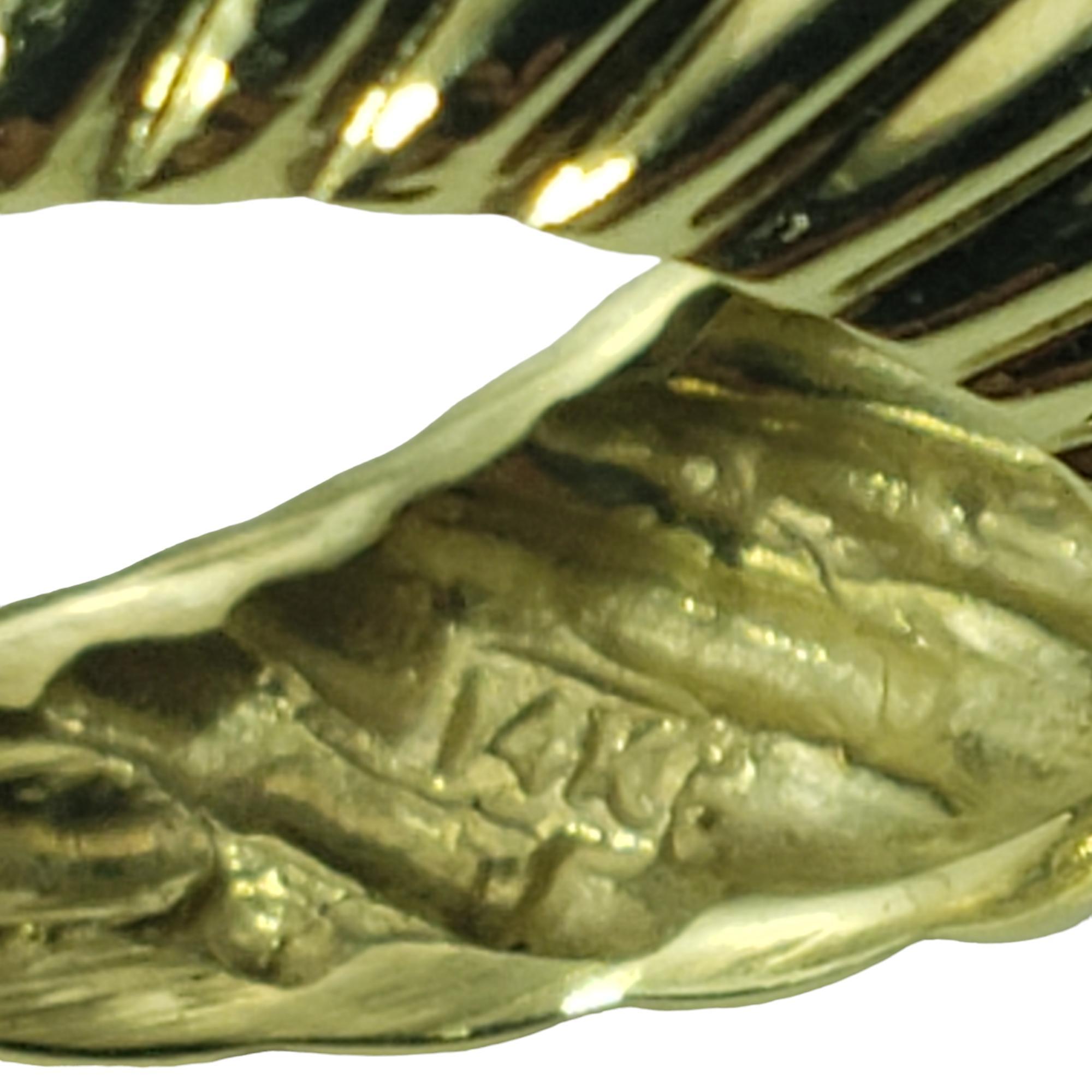 David Yurman 14 Karat Yellow Gold Metro Ring Size 8.75 #15721 3