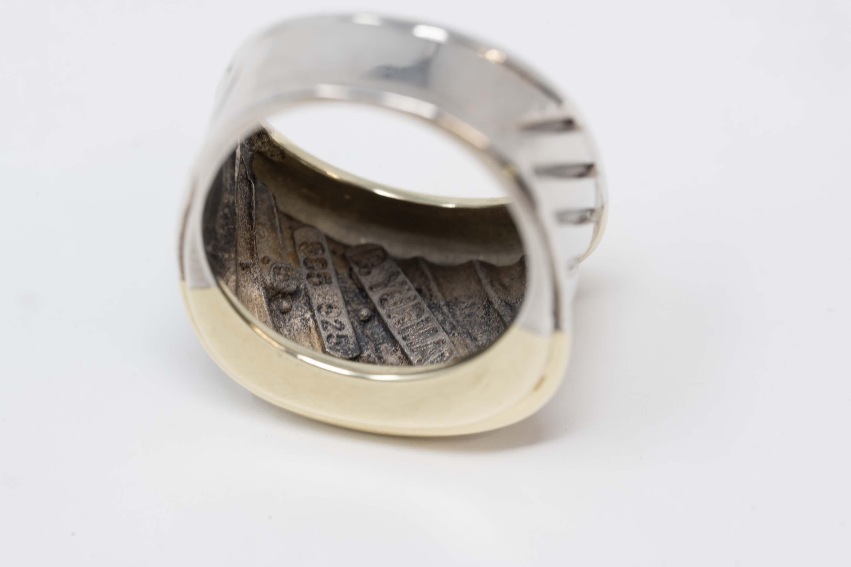 silver cigar ring