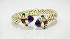 David Yurman 14k Gold & Sterling Silver Renaissance Bracelet