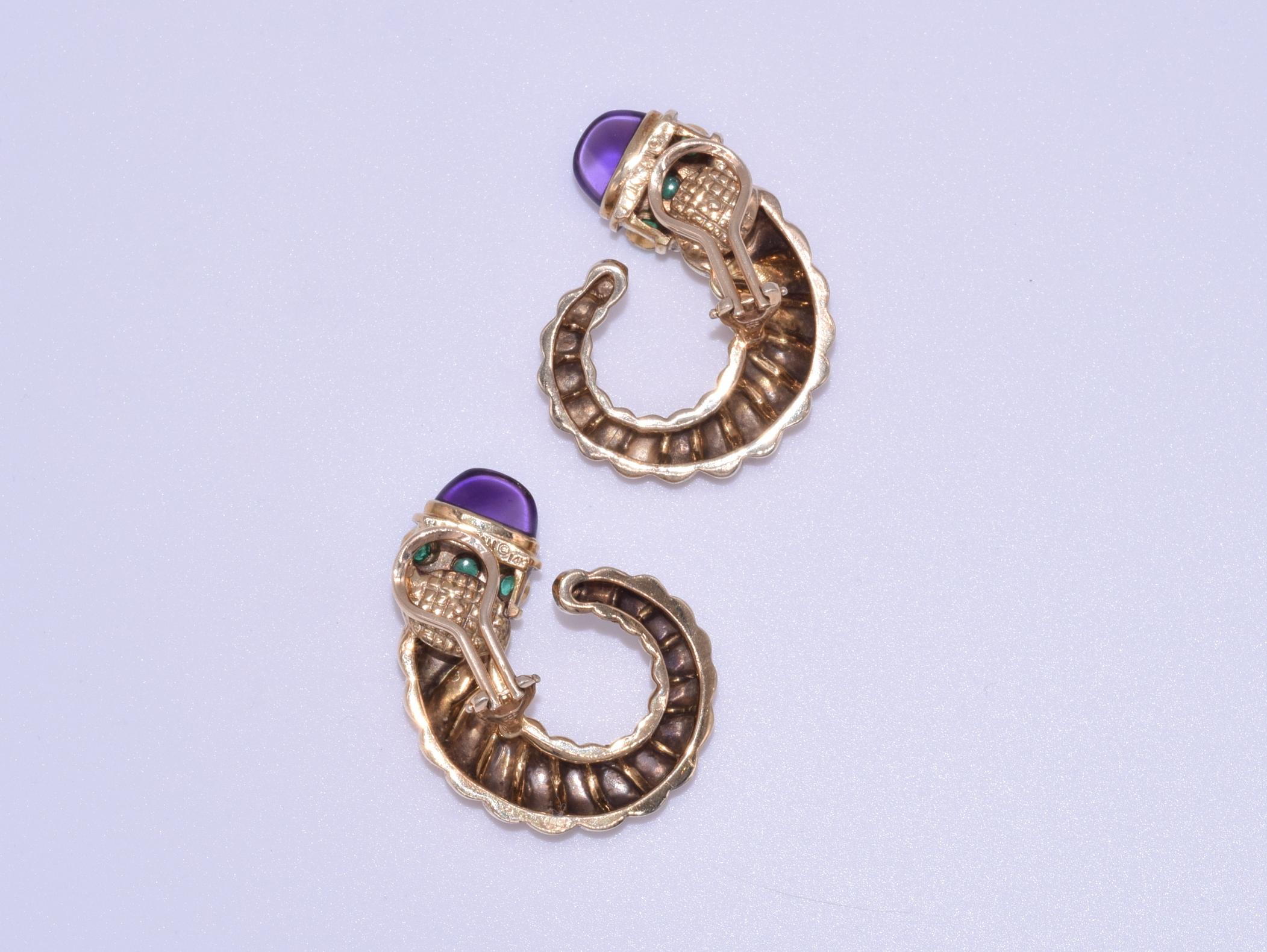 david yurman emerald earrings