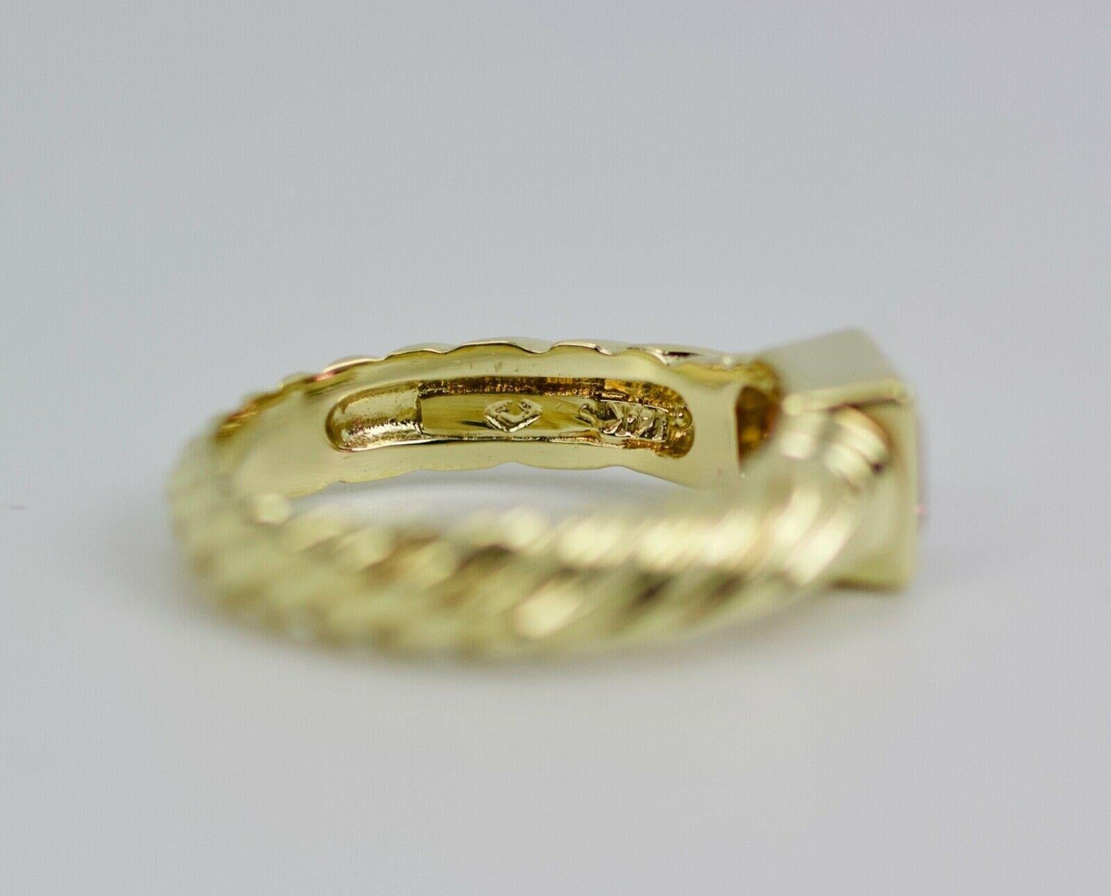 david yurman pink stone ring