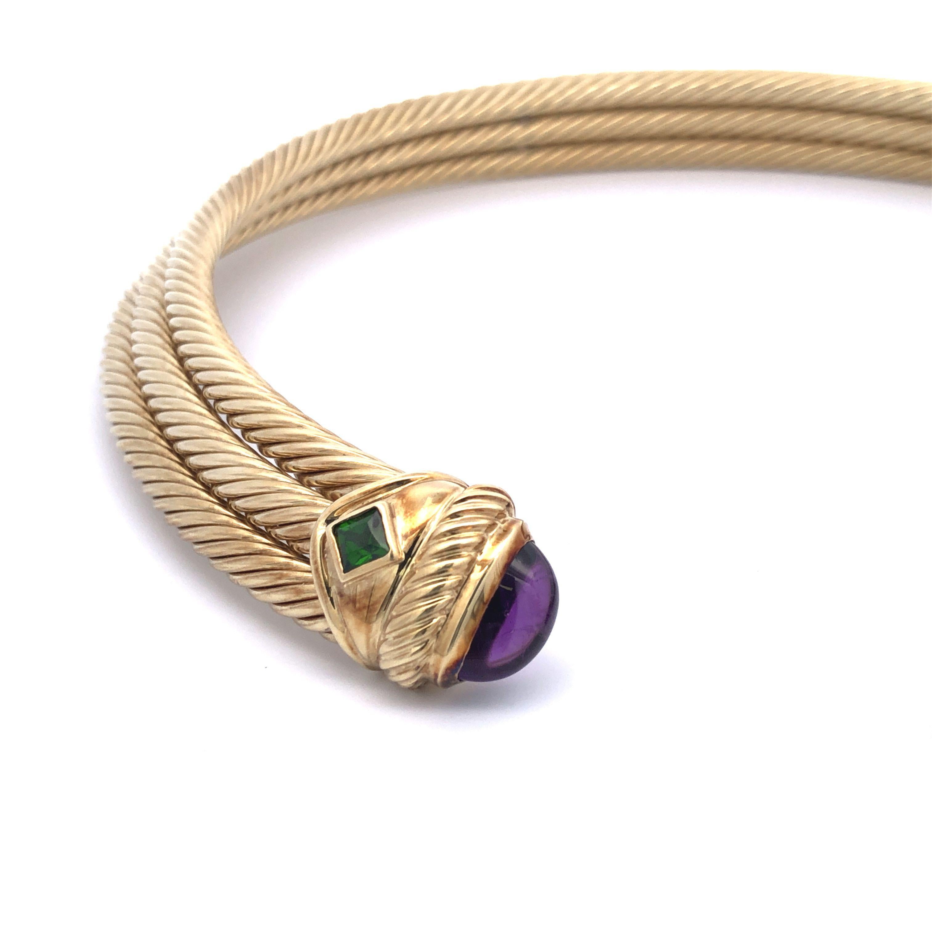 Erhöhen Sie Ihren Stil mit der fesselnden Anziehungskraft dieser exquisiten Halskette des renommierten Designers David Yurman. Diese Halskette, die zeitlose Eleganz verkörpert, verbindet Schlichtheit und auffallende Schönheit und ist ein Statement,