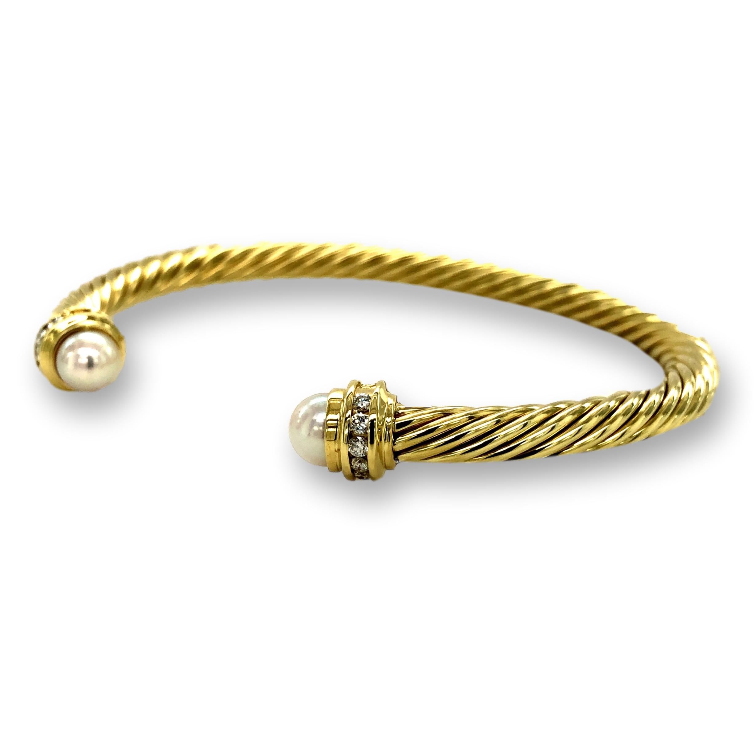 david yurman gold bangle bracelet