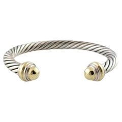 David Yurman 14K Yellow Gold & Sterling Silver Cuff Bracelet #15858