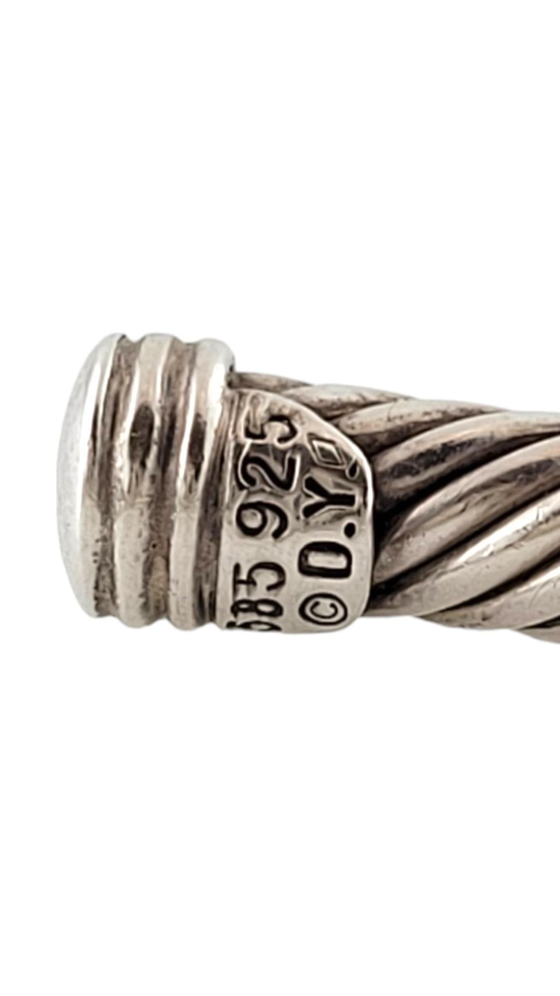 David Yurman 14K Yellow Gold & Sterling Silver Renaissance Cable Bracelet #17479 1