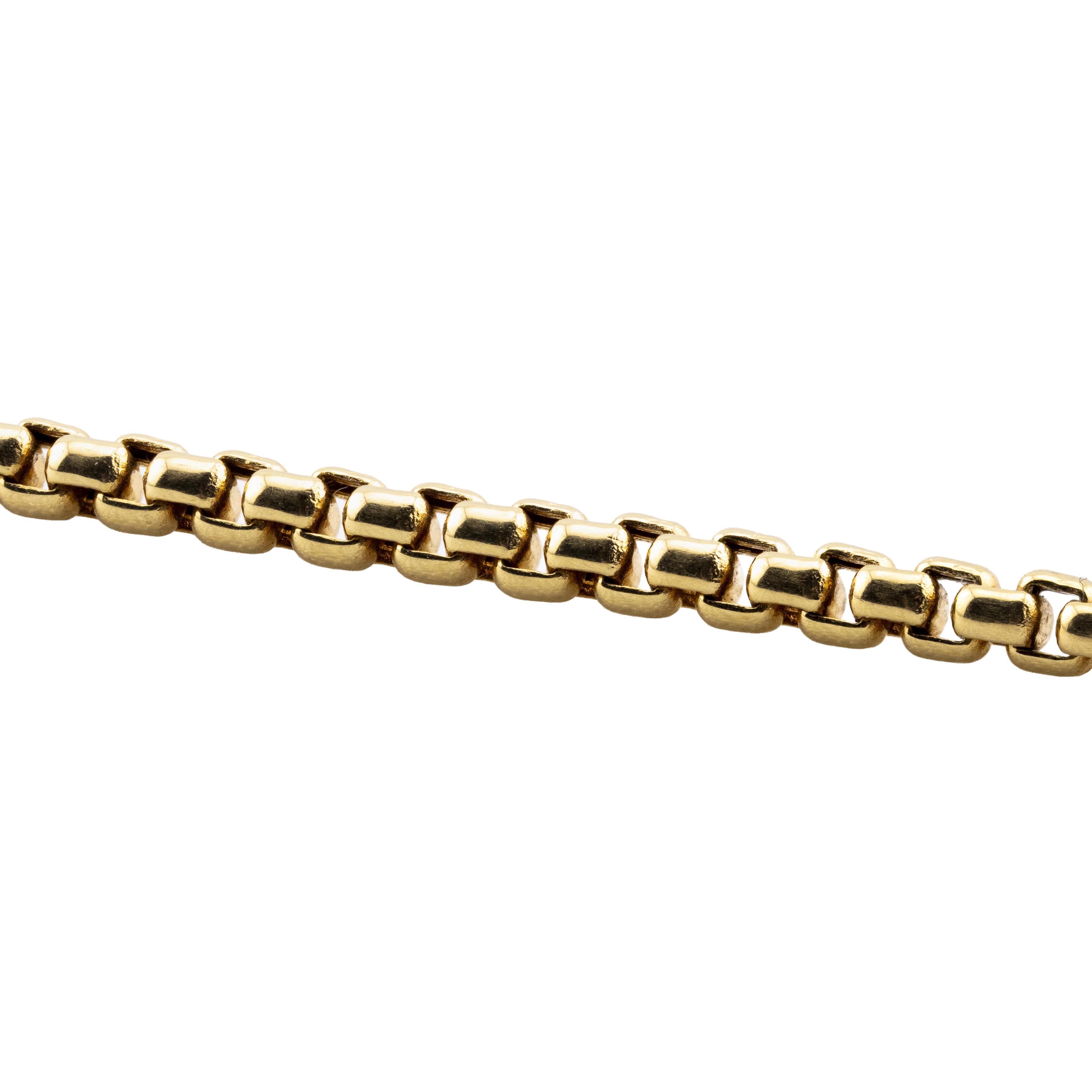 David Yurman Collana con ciondolo Chatelaine 14MM in turchese e diamanti 18K in vendita 2