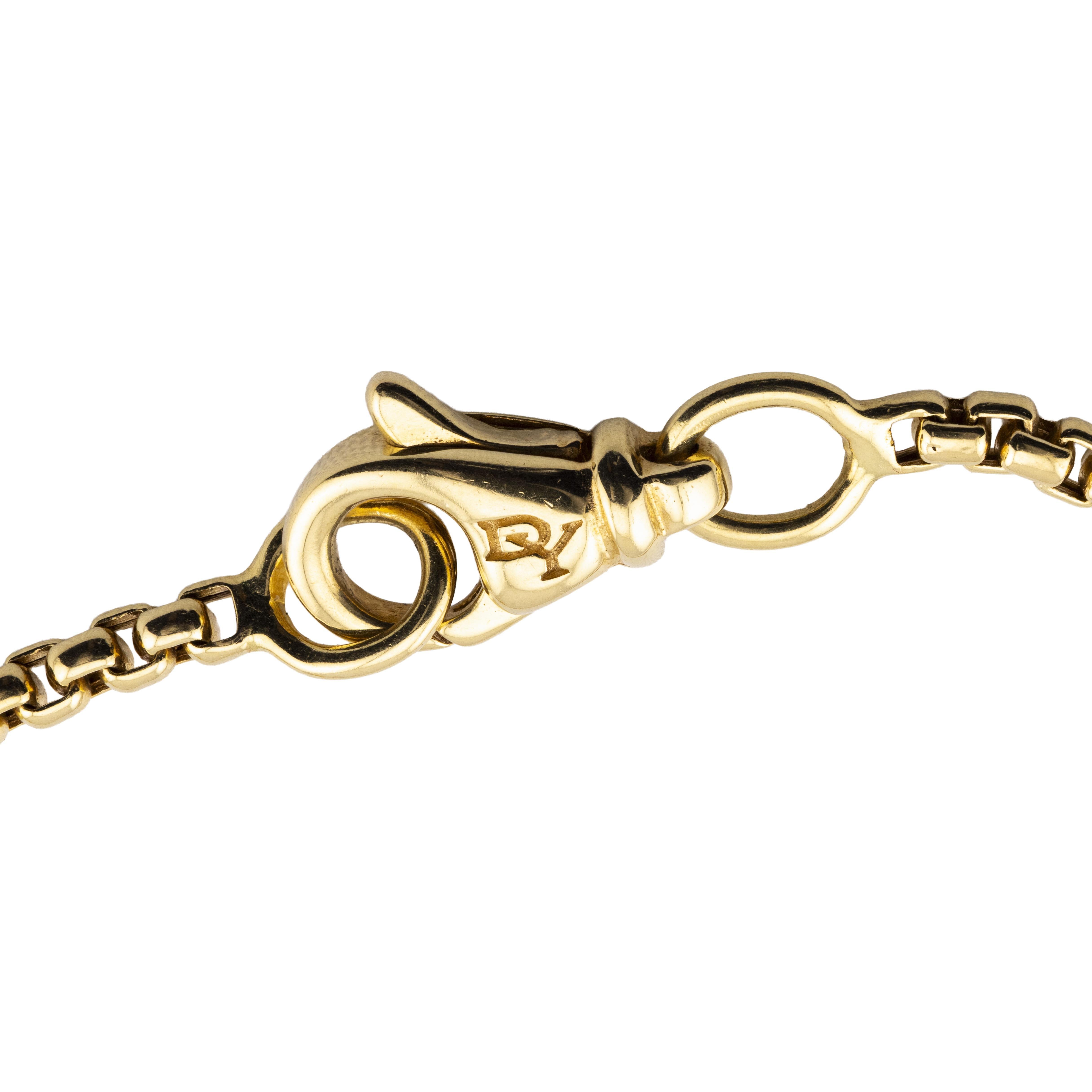 David Yurman Collana con ciondolo Chatelaine 14MM in turchese e diamanti 18K in vendita 3