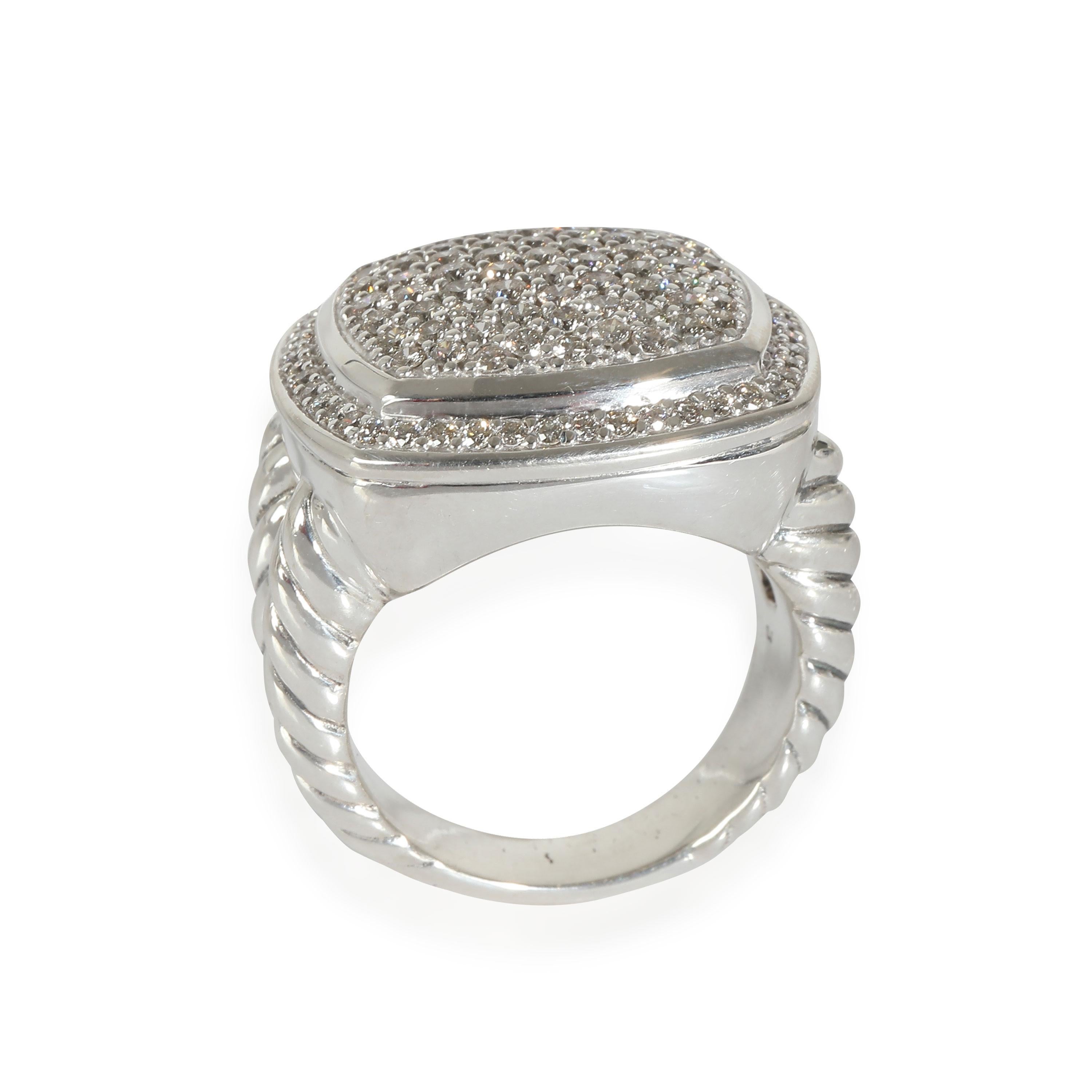 David Yurman 17mm Albion Diamond Ring, 1.70 ctw

PRIMARY DETAILS
SKU: 139049
Listing Title: David Yurman 17mm Albion Diamond Ring, 1.70 ctw
Condition Description: Introduced in 1994 and one of the most recognized and popular line-ups to date, the