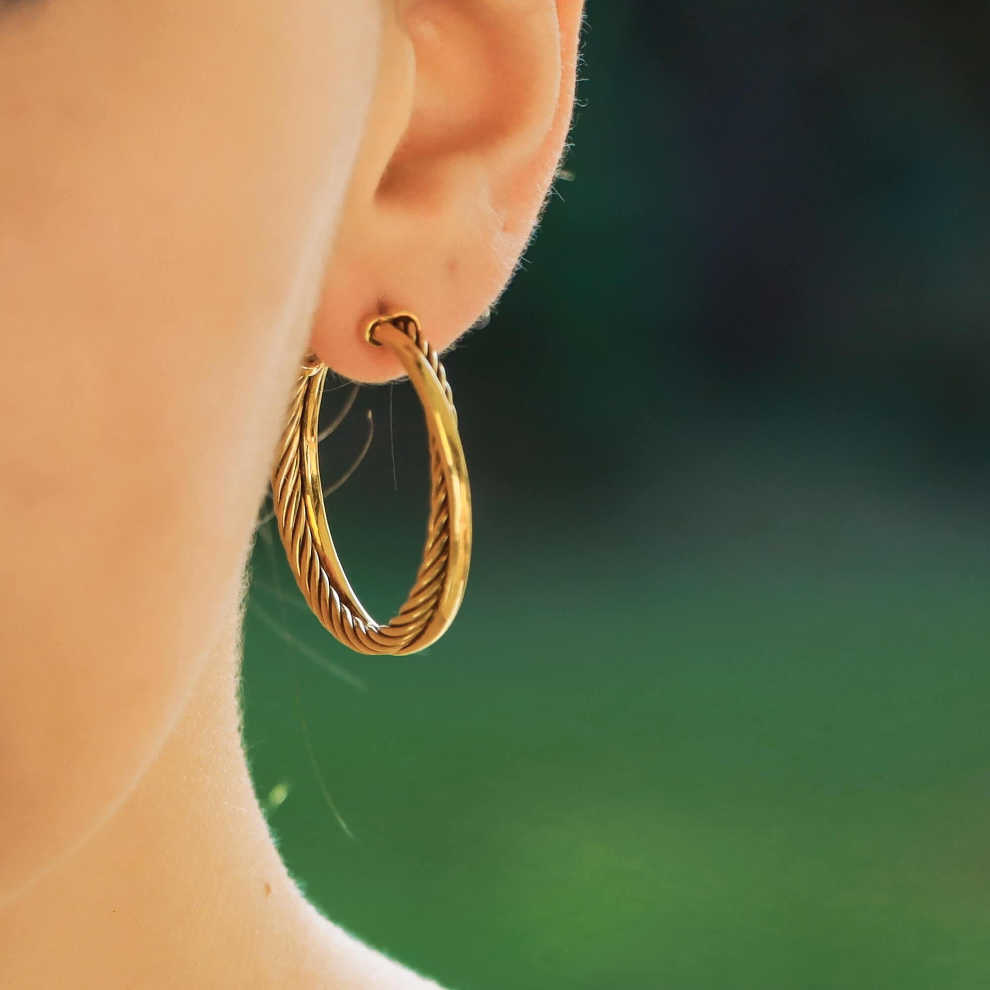 david yurman earrings hoops