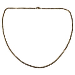 David Yurman 18 Karat Yellow Gold 3mm Box Chain Necklace 24" #18482