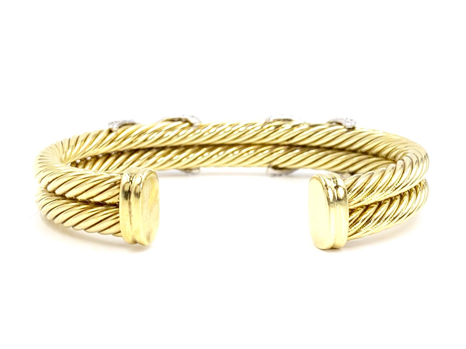 david yurman double cable bracelet