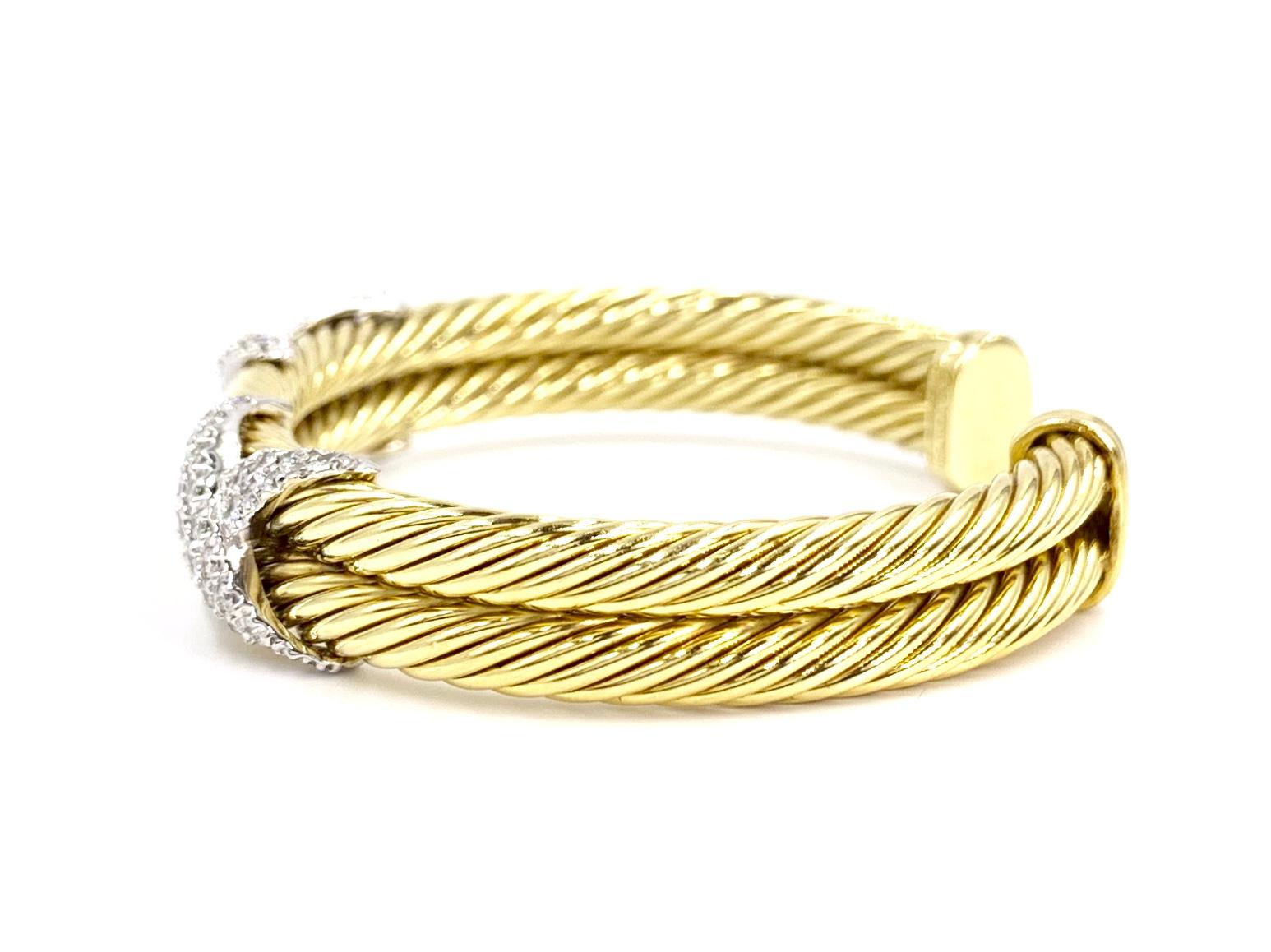 david yurman double cable bracelet
