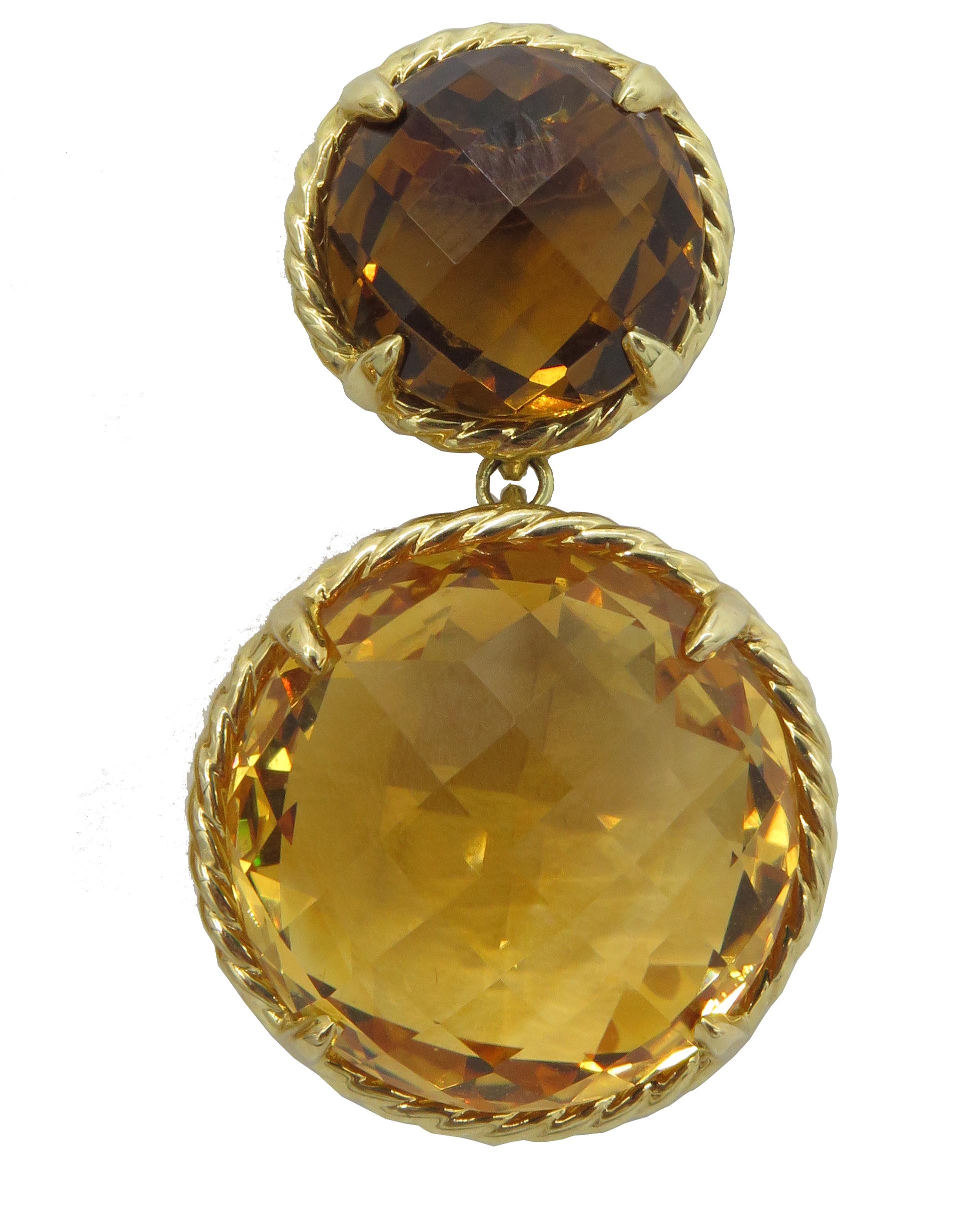 david yurman citrine earrings