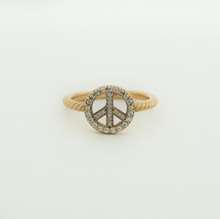 David yurman peace sign ring best sale