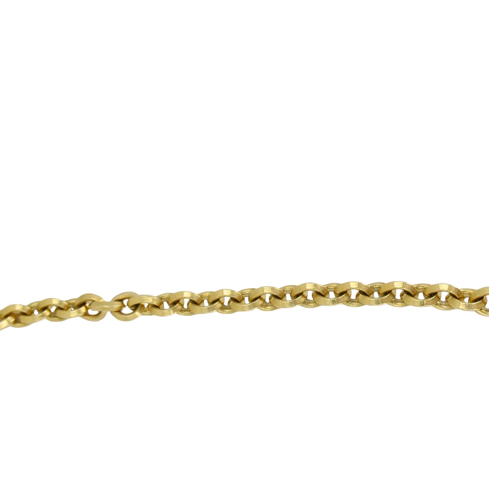David Yurman 18k Gold Chain Necklace For Sale 1