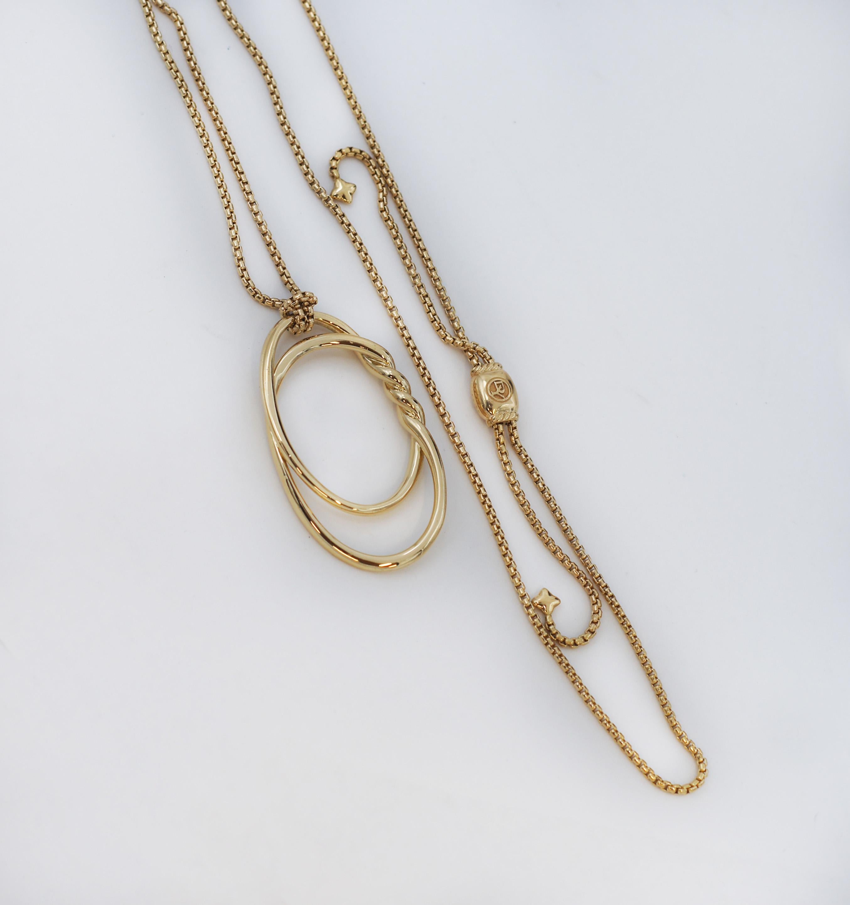 david yurman 18k gold necklace