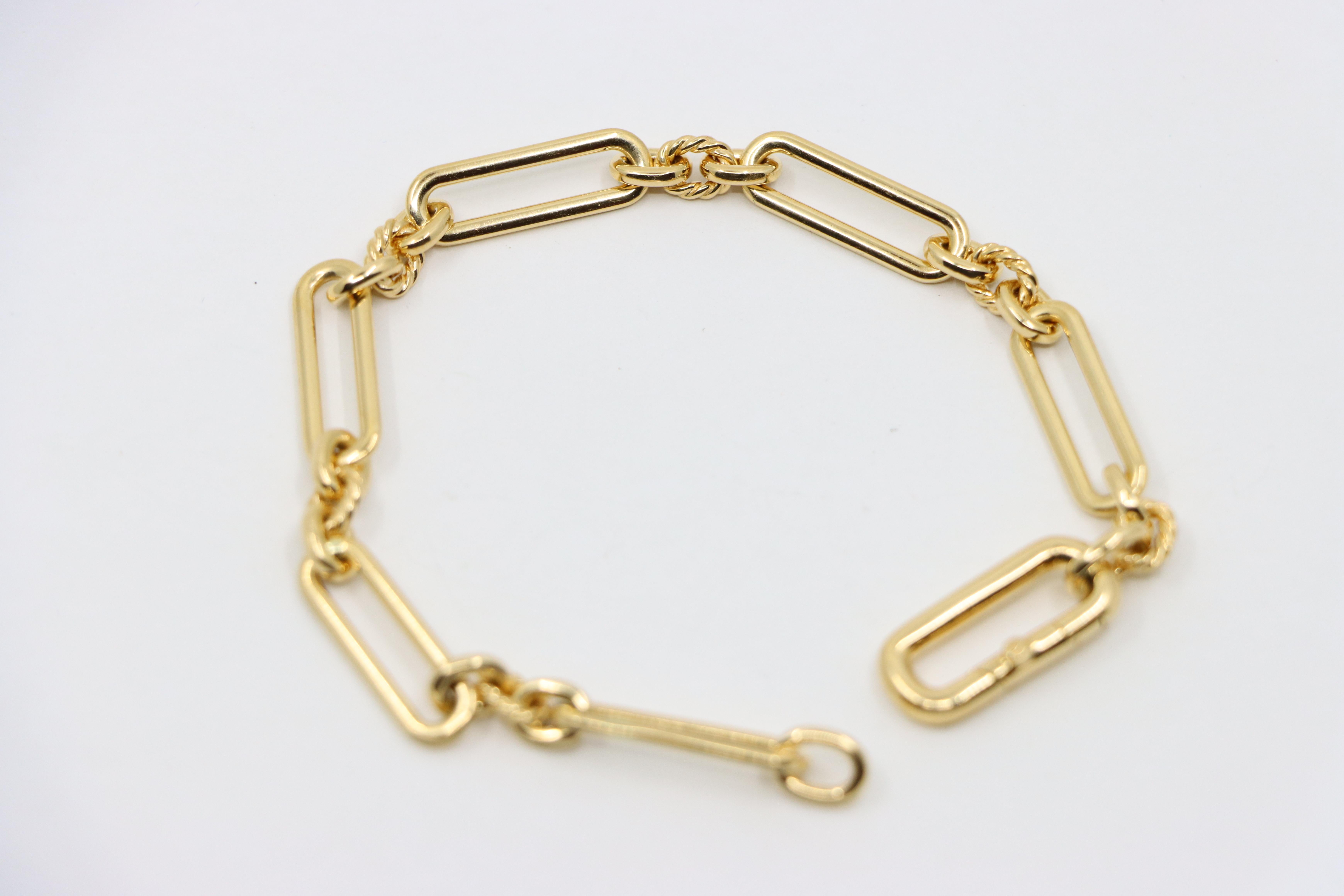 David Yurman Bracciale a catena Madison in oro 18 carati in vendita 1