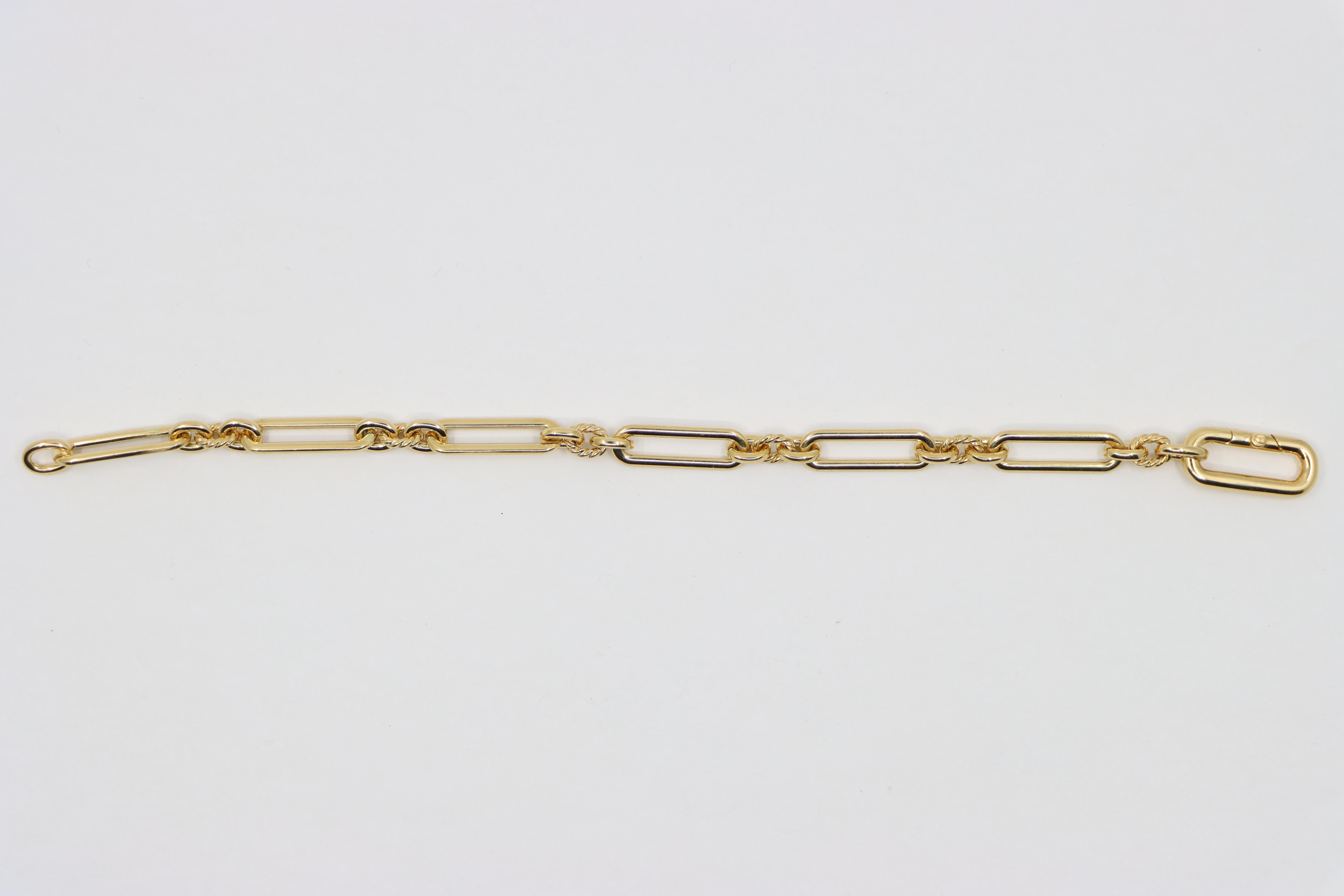 David Yurman Bracciale a catena Madison in oro 18 carati in vendita 2