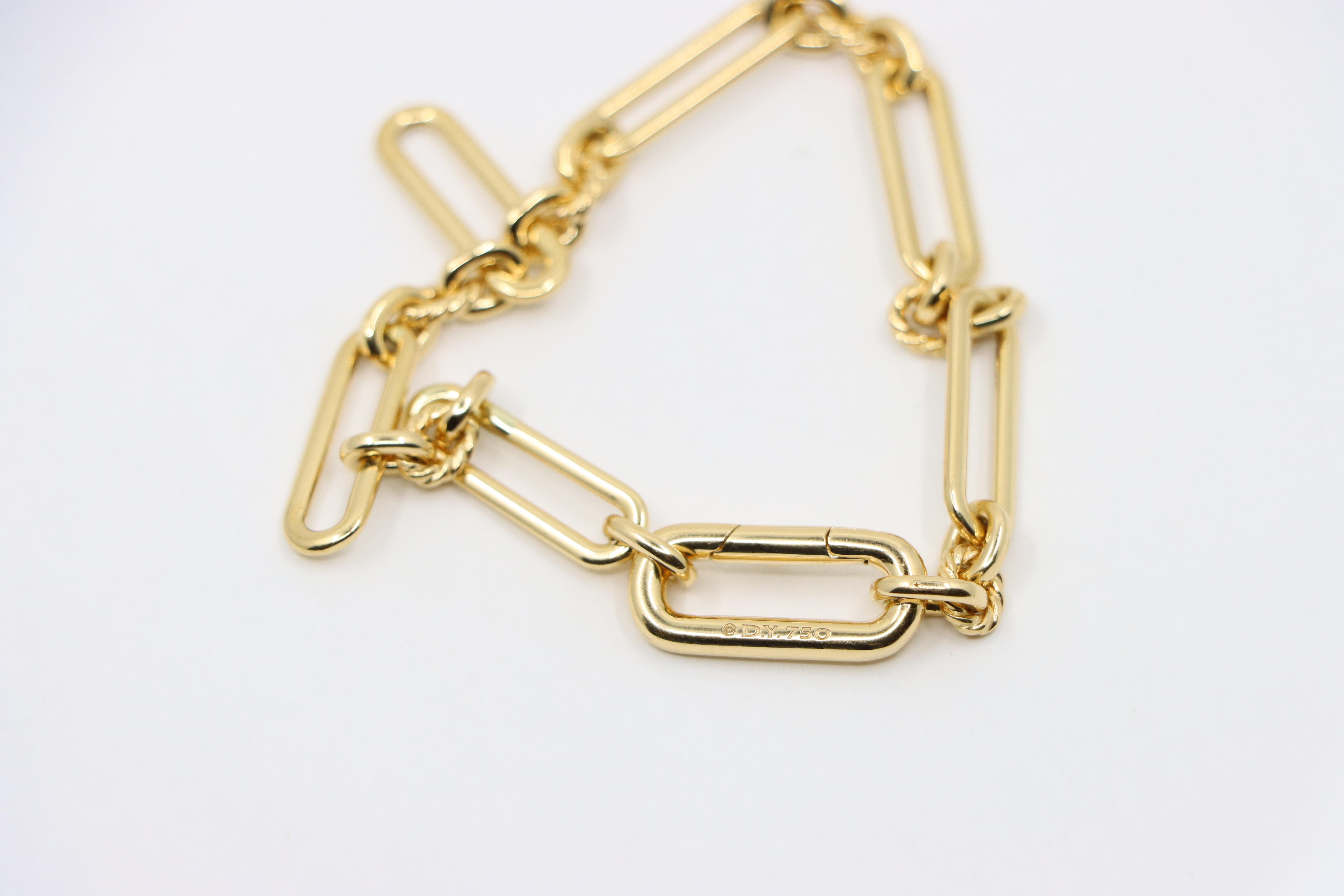 David Yurman Bracciale a catena Madison in oro 18 carati in vendita 3