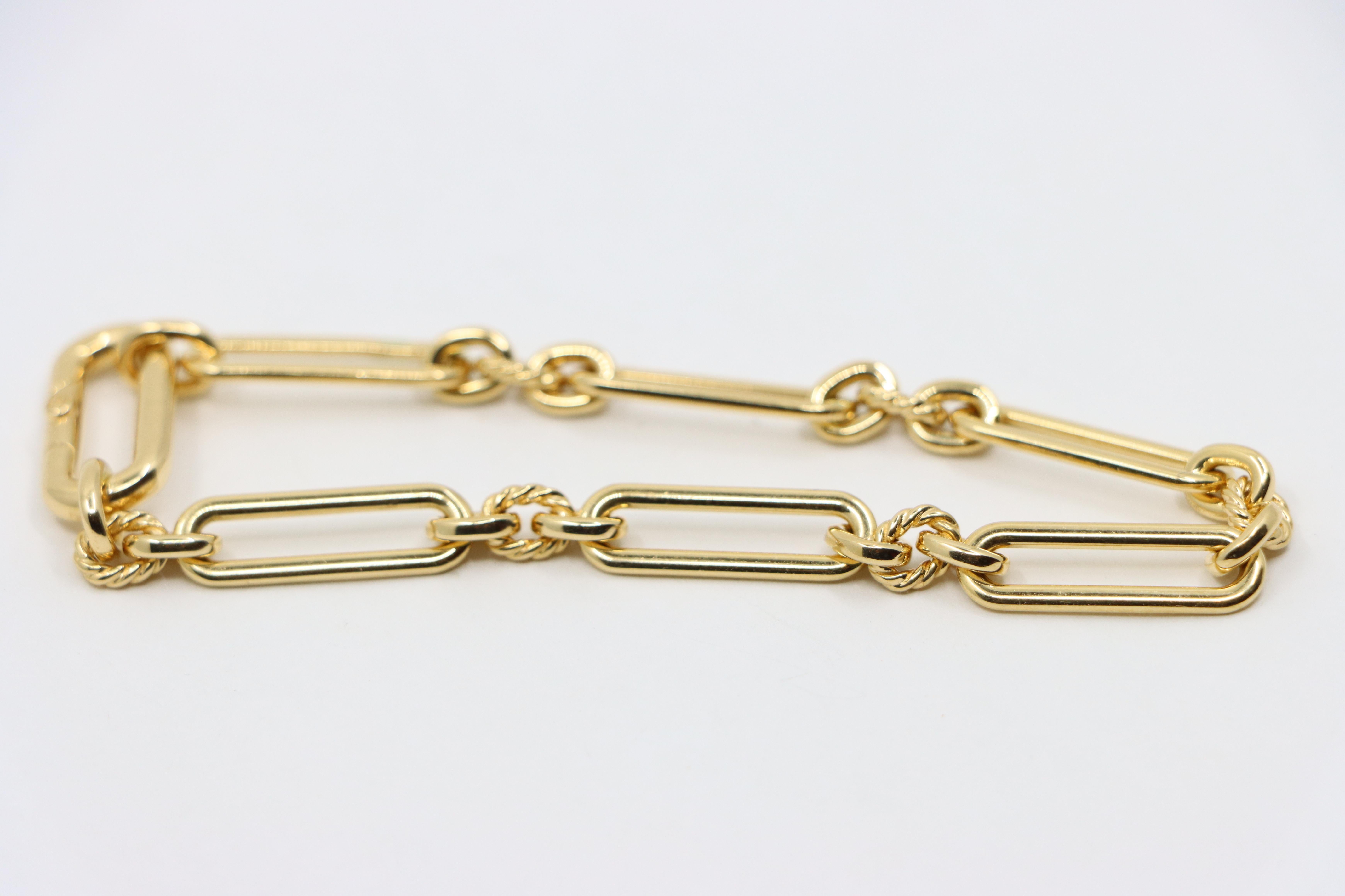 David Yurman Bracciale a catena Madison in oro 18 carati in vendita 4