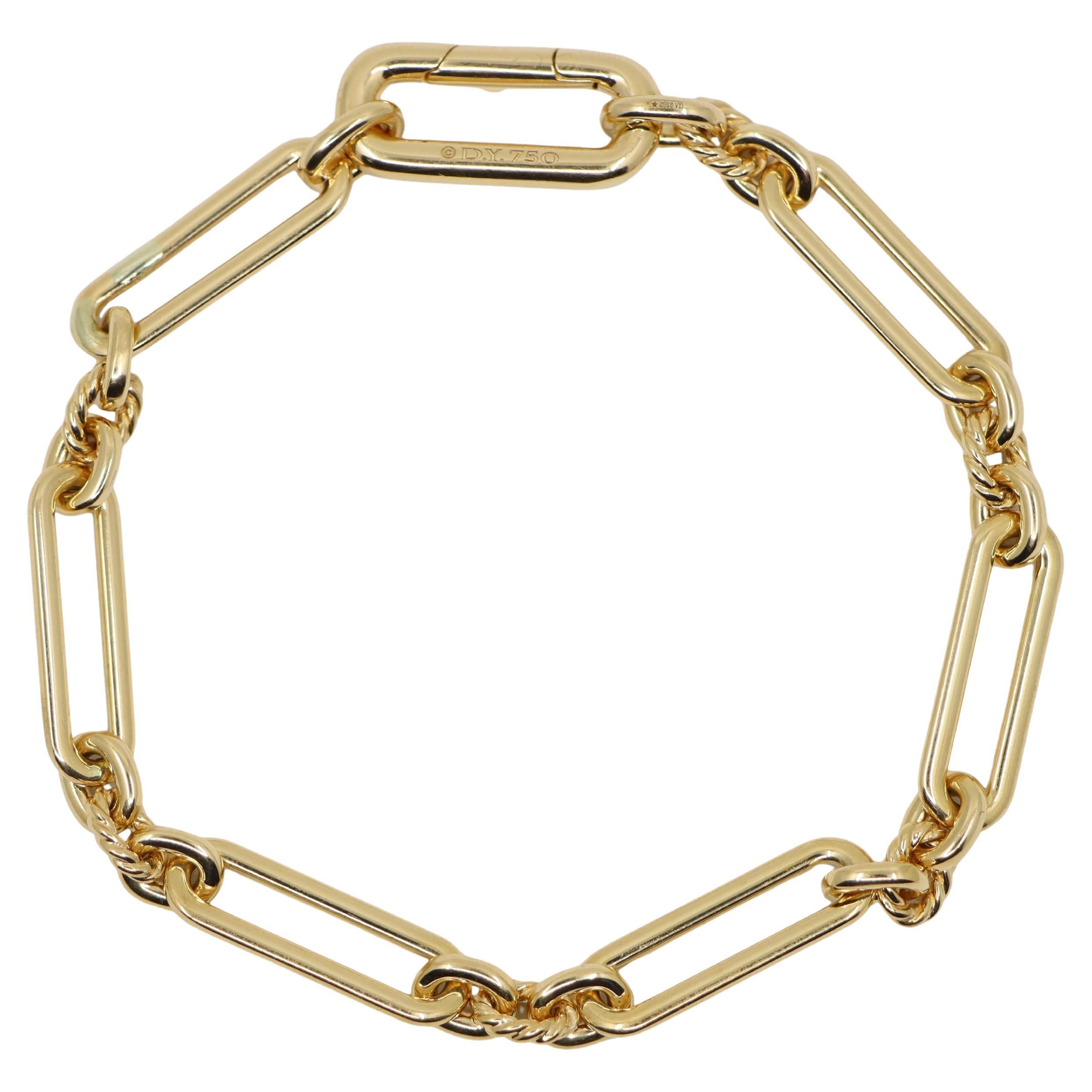 David Yurman 18K Gold Madison Chain Bracelet