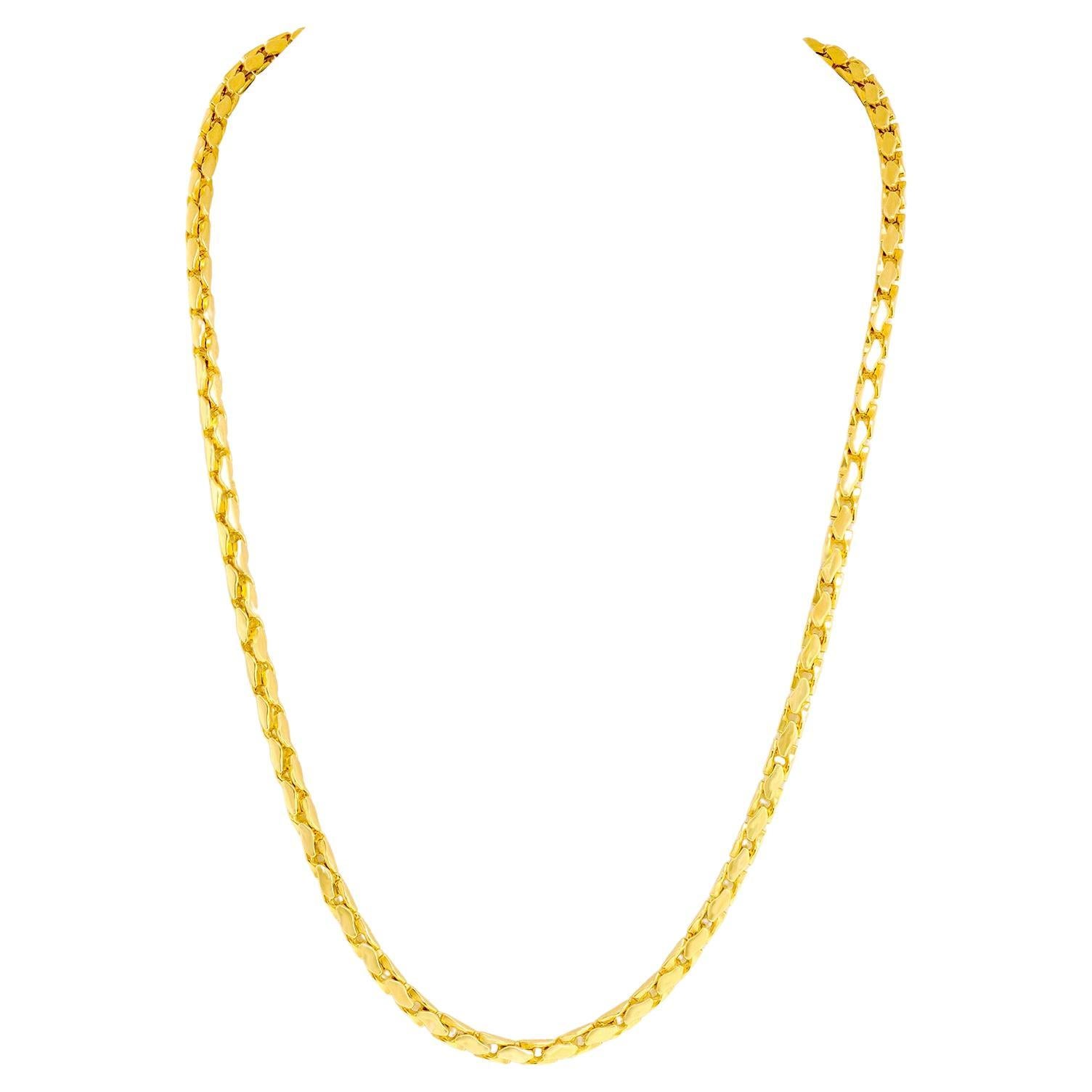 David Yurman Halskette aus 18 Karat Gold