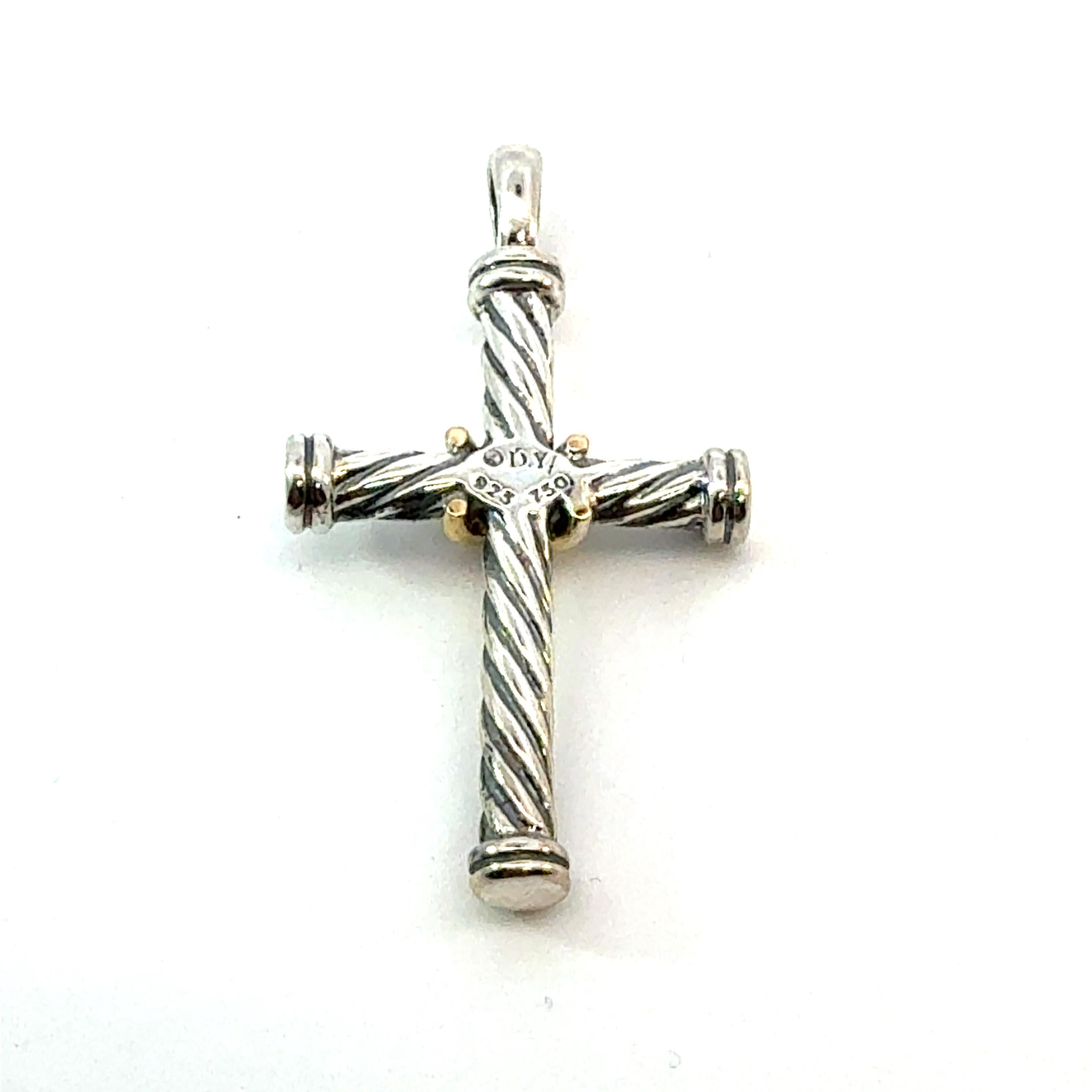 Authentique David Yurman 18k Gold & Sterling Silver Cross Pendant Estate DY633

Prix de détail : 799,00

VENDEUR DE CONFIANCE DEPUIS 2002

VEUILLEZ VOIR NOS CENTAINES DE COMMENTAIRES POSITIFS DE NOS CLIENTS !

LIVRAISON GRATUITE

Cette élégante