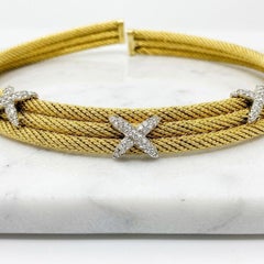 David Yurman 18K Yellow Gold Carlyle Link Necklace – 74 Grams