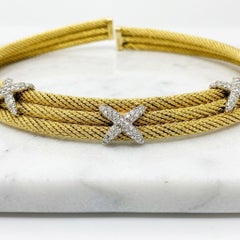 David Yurman 18K Gelbgold Carlyle Link Halskette - 74 Gramm