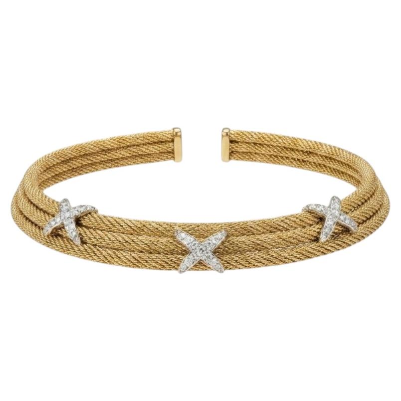David Yurman 18K Yellow Gold Carlyle Link Necklace – 74 Grams