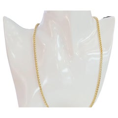David Yurman 18K yellow gold chain 22"