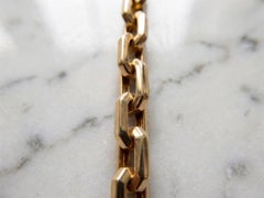 David Yurman 18K Yellow Gold Chain Link Bracelet 40 Grams