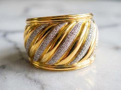 David Yurman Bracelet en or jaune 18K avec diamants