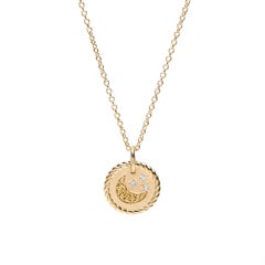 David Yurman Collar Creciente de Diamantes y Zafiros Amarillos en Oro Amarillo de 18 K, 18 Pulg.